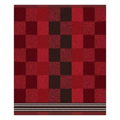 DDDDD Keukendoek feller 50x55cm rood per 6 stuks