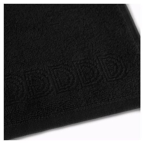 DDDDD Keukendoek Logo 50x55cm zwart per 6 stuks