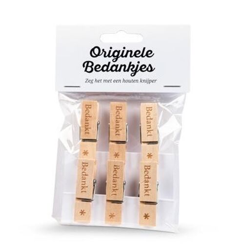 Mini clothespins Original Favors