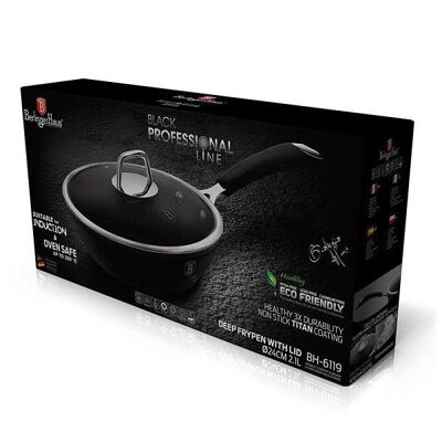 BerlingerHaus Hapjespan 24cm Black Professional Line Inductie