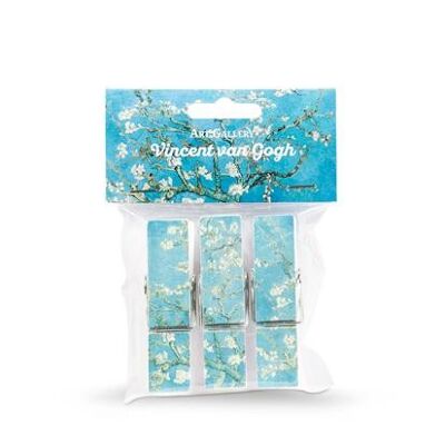Magnet clothespins Almond blossom