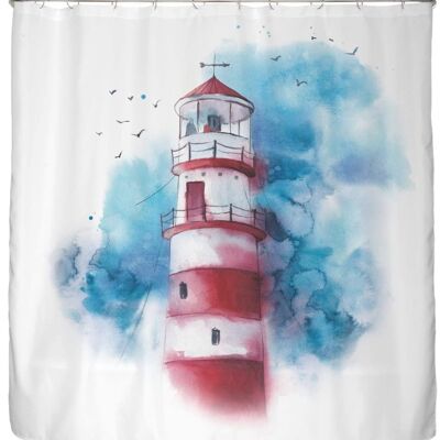 Shower curtain lighthouse 180x200 cm
