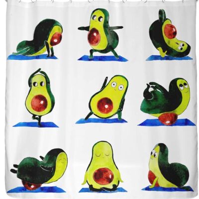 Avocado shower curtain 180x200 cm