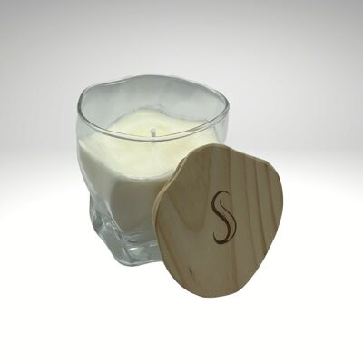"Whisky" scented vegetable candle
