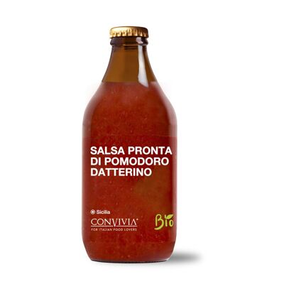 Salsa de tomate datterino ecológica lista para usar 330g