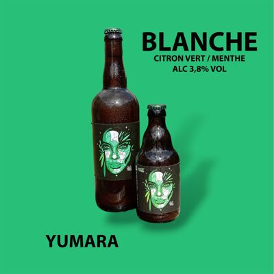 YUMARA bière artisanale blanche citron vert et menthe