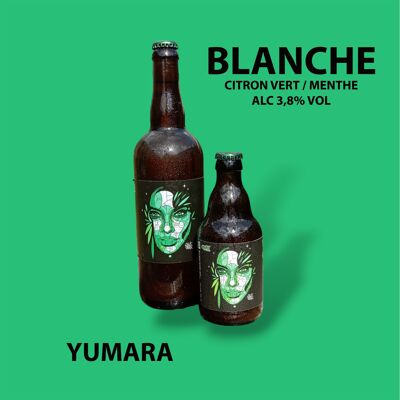 YUMARA white craft beer lime and mint