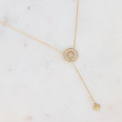 Isabelline necklace - golden clover