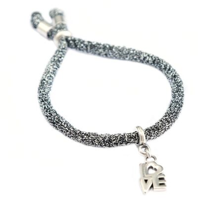 Armband Party Silber Liebe