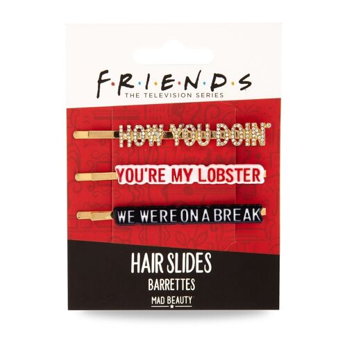 Mad Beauty Warner Friends Hair Slides - 12pc