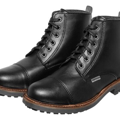 Fairticken Shoes Peral Stiefel Unisex (schwarz, MF, gefüttert)