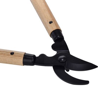 Black and wood branch cutter