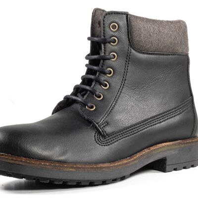 Fairticken Shoes Beja Boots Unisexe (noir, MF, doublé)