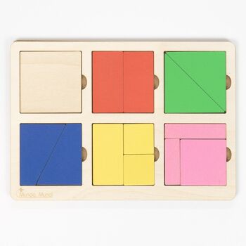 Construire un puzzle carré, Niveau 1 2