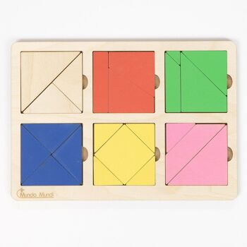 Construire un puzzle carré, Niveau 1 3