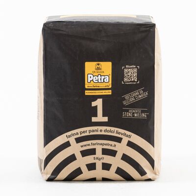 PETRA 1 - Type “1” stoneground clean wheat flour from climatically selected wheat 5 kg