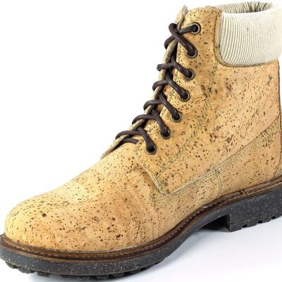 Fairticken Shoes Unisex Boots BEJA (cork, lined)