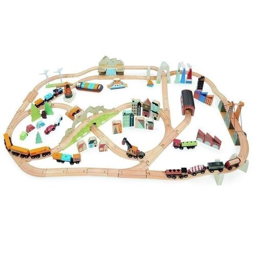 Mountain View Tender Leaf Wooden Train Set