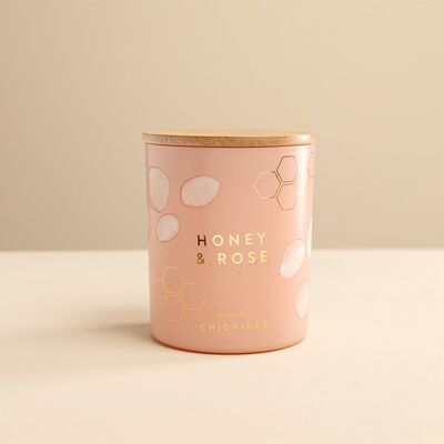 Bougie Eco Miel & Rose