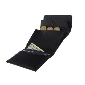 Broekriem Portemonnee met muntvak - Zwart 3