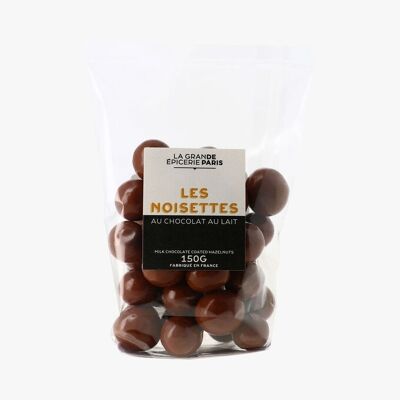 Les noisettes au chocolat au lait