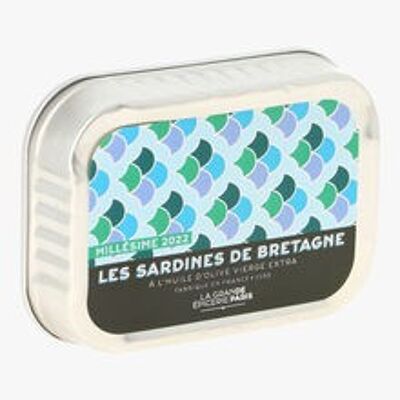 Les sardines de Bretagne à l'huile d'olive vierge extra - Millésime 2022