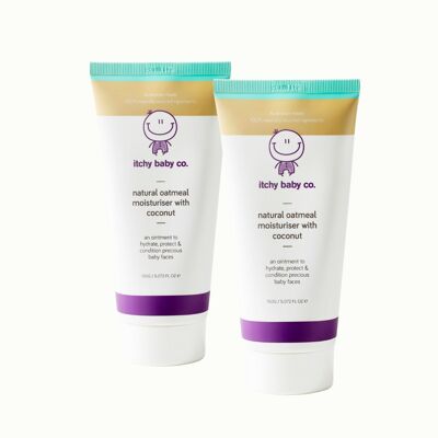 Natural Baby Moisturiser Twin Pack