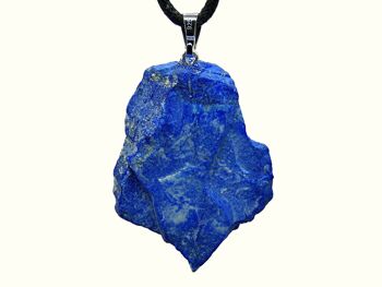 Lapis-lazuli avec pendentifs à œillets en argent, 3 pièces 3