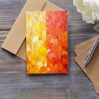 Two Sides of Autumn Greeting Cards