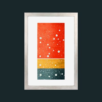 Snowy Sunset Fine Art Print