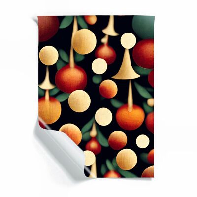 Papel de regalo para decoraciones de árboles