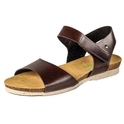 Fairticken Shoes Leira Sandale (brown, Microfaser)