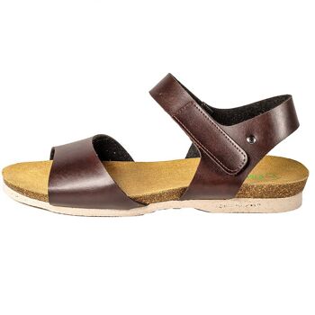 Fairticken Shoes Sandales Leira (marron, microfibre) 3