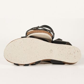 Fairticken Shoes Sandales Raiana (noir, microfibre) 3