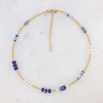 Collier Lydie - lapis lazuli 4