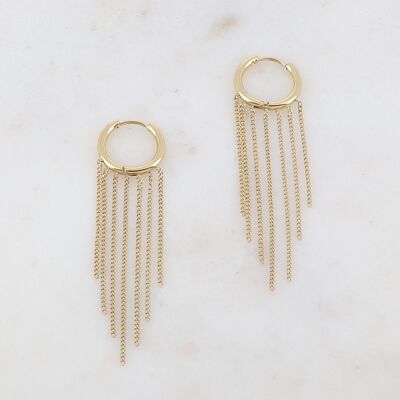 Falls Hoop Earrings - Gold