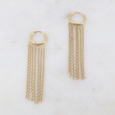 Falkin Hoop Earrings - Gold