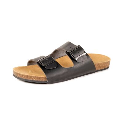 Fairticken Shoes Corgho Unisex Sandalias (negro, microfibra)