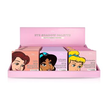 Mad Beauty Disney POP Princess Mini palette de fards à paupières 24PC DISPLAY 1