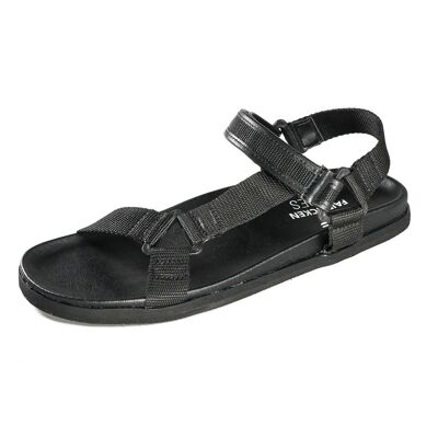 Fairticken Shoes Pontano Unisex Sandals (black)