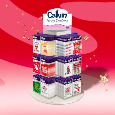 Condom display of 24 models and 240 pieces: Christmas Pack