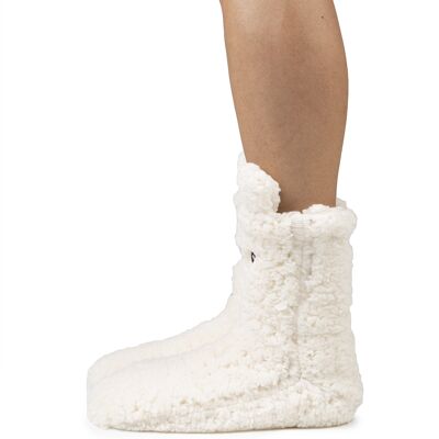Women’s Snow Furry Animal Sock