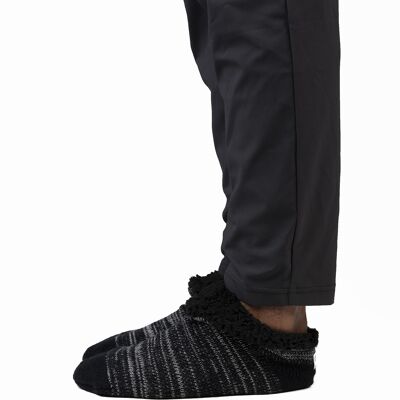 Chaussettes noires confortables pour hommes