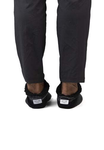 Chaussettes noires confortables pour hommes 4