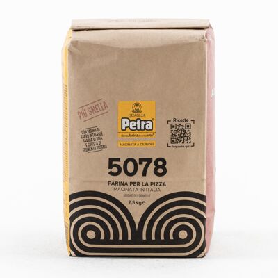 PETRA 5078 - Farina di grano tenero tipo “0” con farina integrale di farro e farina di soia 2,5 Kg