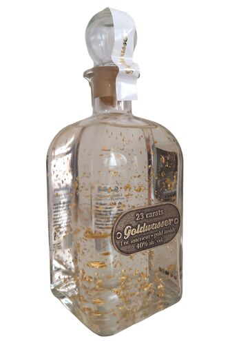 Vodka Goldwasser avec des Paillettes d’ or 23 carats 2