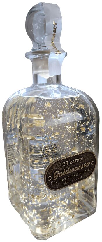 Vodka Goldwasser avec des Paillettes d’ or 23 carats 1