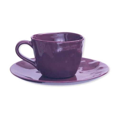 CAESAR VIOLET Paire-tasse à café 17cl