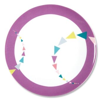 NUANCE VIOLET Assiette plate