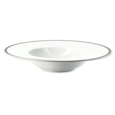 RITZO FILET PLATINE Assiette creuse 23cm